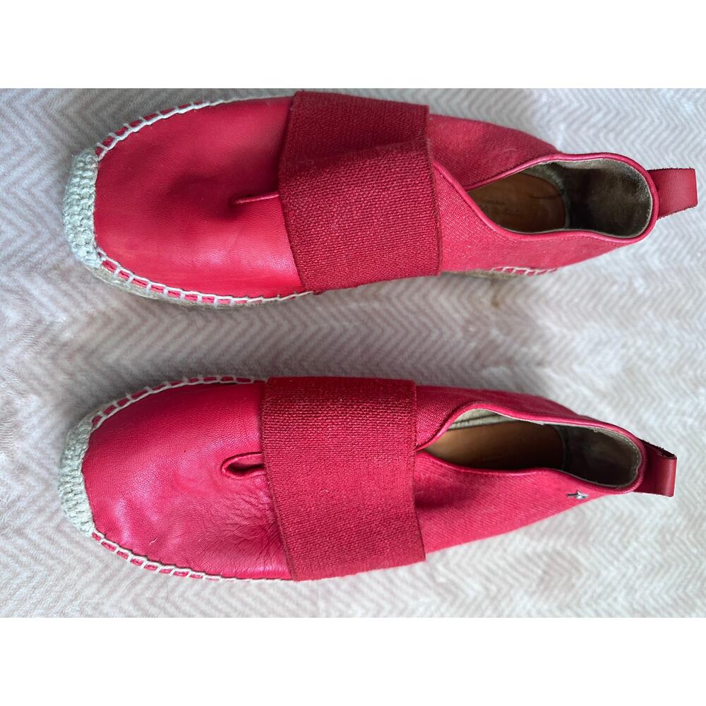 Rag & Bone Nina Flat Espadrille, Red, Size 38